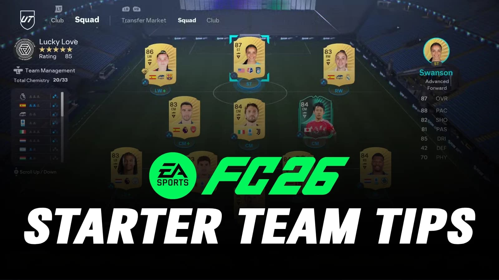fc26 Starter team tips