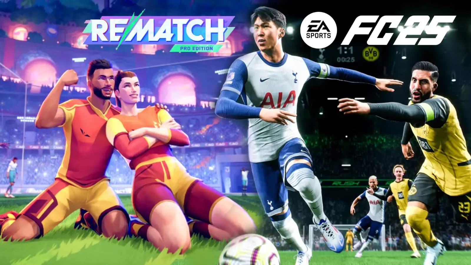 FC25 vs Rematch: Which Football Sim Is Better
